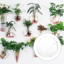 Load image into Gallery viewer, Wall Hanging Round Glass Vase - Terrarium Container Garden Decor